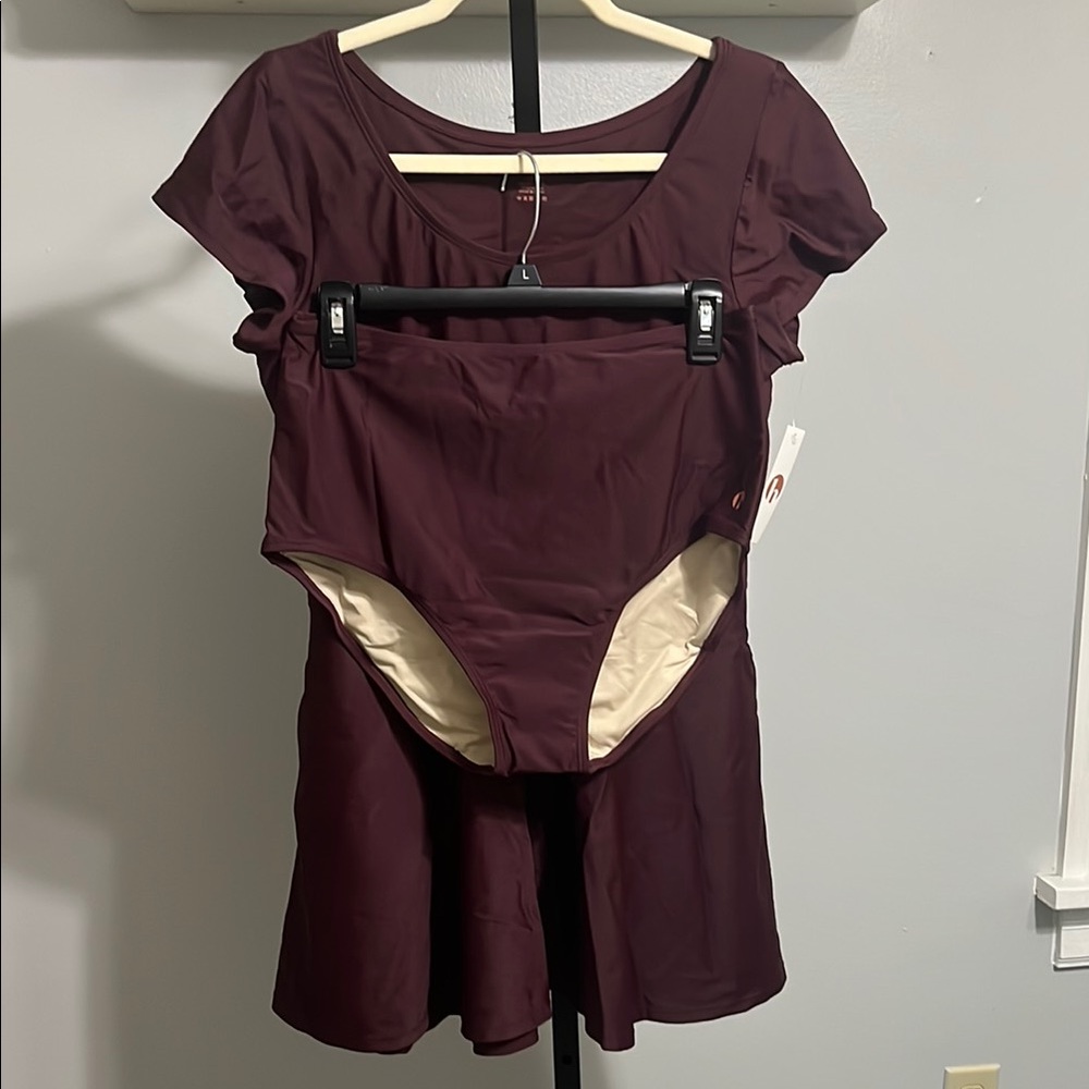 HONEY MARK 2 PIECE PEPPER DRESS AND TRUNK SWIM various sizes  NWT